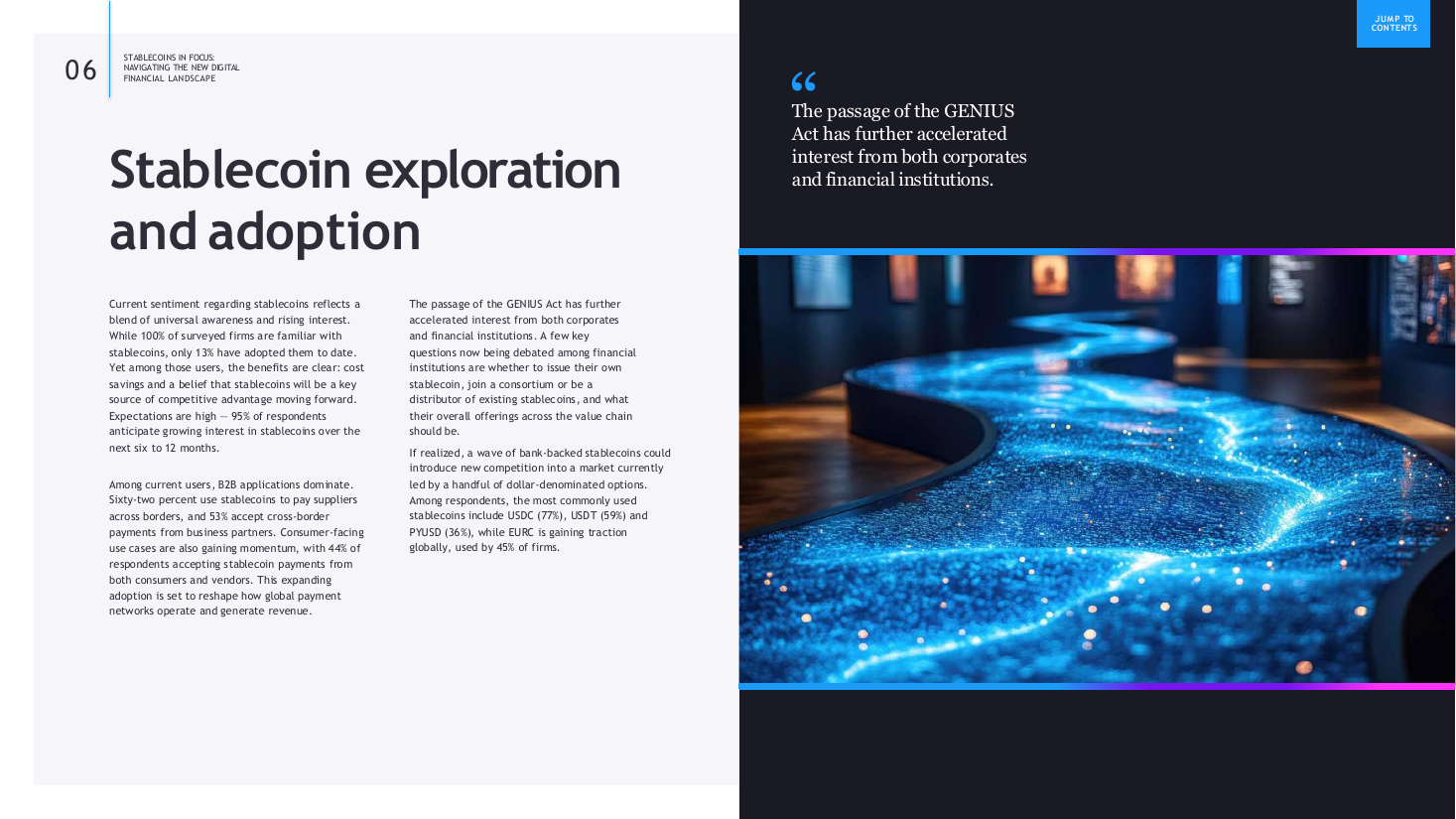 Chapter opener with four-block narrative and pull quote, a text page PowerPoint slide template