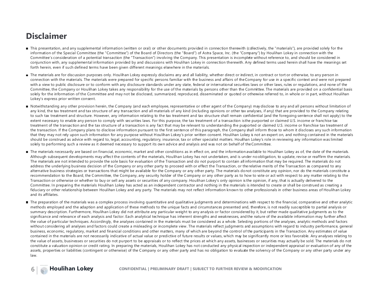 Full page legal disclaimer, a text page PowerPoint slide template