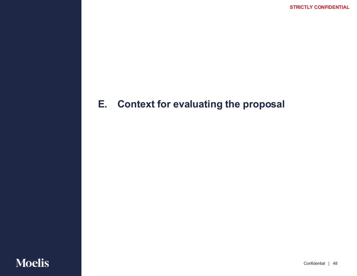 Lettered divider for evaluation context, a divider PowerPoint slide template