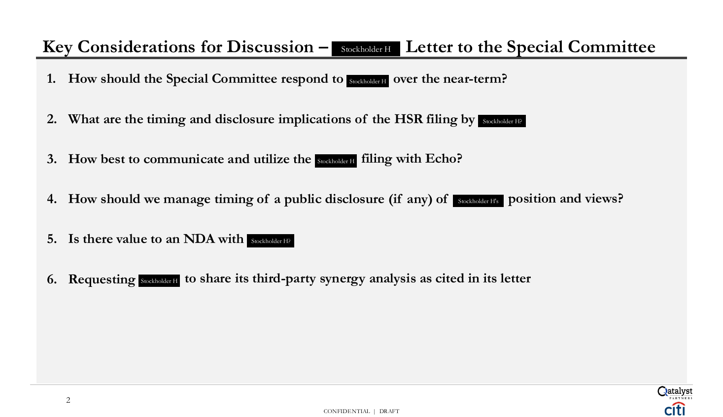 Numbered key questions for discussion, a text page PowerPoint slide template