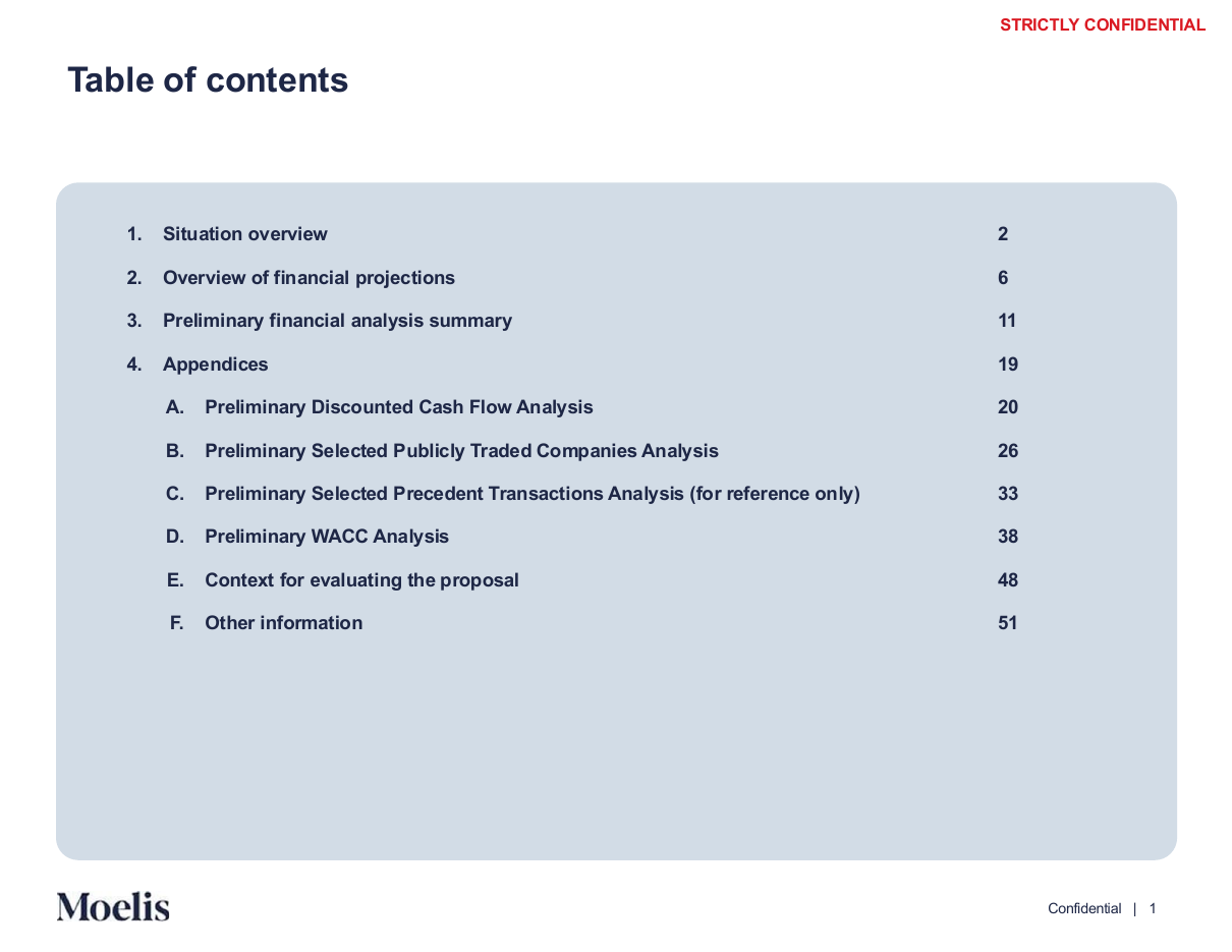 Two column table of contents on a tinted panel, a text page PowerPoint slide template